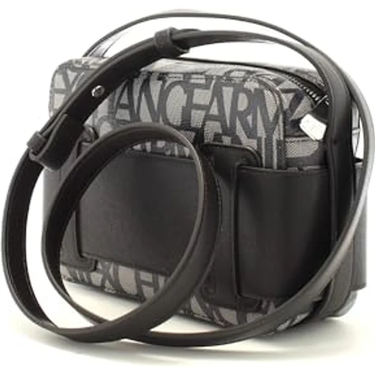 Armani Exchange Umhängetasche 20 cm, Baumwolle, schwarz – Bild 6
