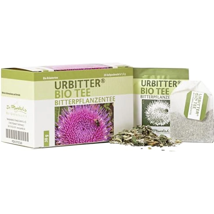 Dr. Pandalis Urbitter Bio Tee, 30 g Komposition aus bitteren Wildkräutern und -früchten für aromatischen Aufguss – Bild 1