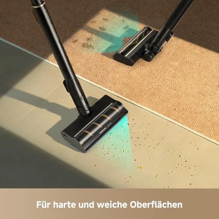 dreame V20 Pro-A Kabelloser Staubsauger, 210 AW Saugkraft, 90 Min. Laufzeit, 99,99% Filtration, entfernet Tierhaare, Kantenreinigung 0 mm, TangleCut-Duo-Schaber – Bild 5