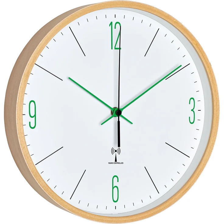 TFA, Wanduhr, Buche (25.50 cm) – Bild 1