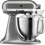 KitchenAid 5KSM185 Artisan Küchenmaschine mit Tschimmhook Rührwerkzeugen, Zinkdruckgussmetall, 4,8 L, Edelstahlschüssel - Tschimmlover