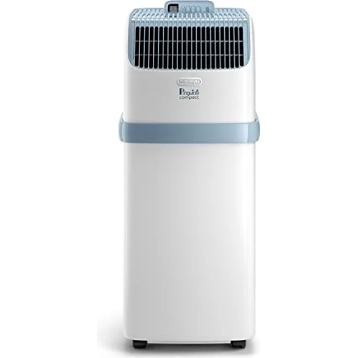 De'Longhi Pinguino Compact ES72 YOUNG, Mobiles Klimagerät mit 8.300 BTU/h, für Räume bis 60m³, Entfeuchtungsfunktion, 24-Stunden-Timer, Energieeffizienzklasse A, Weiß – Bild 1