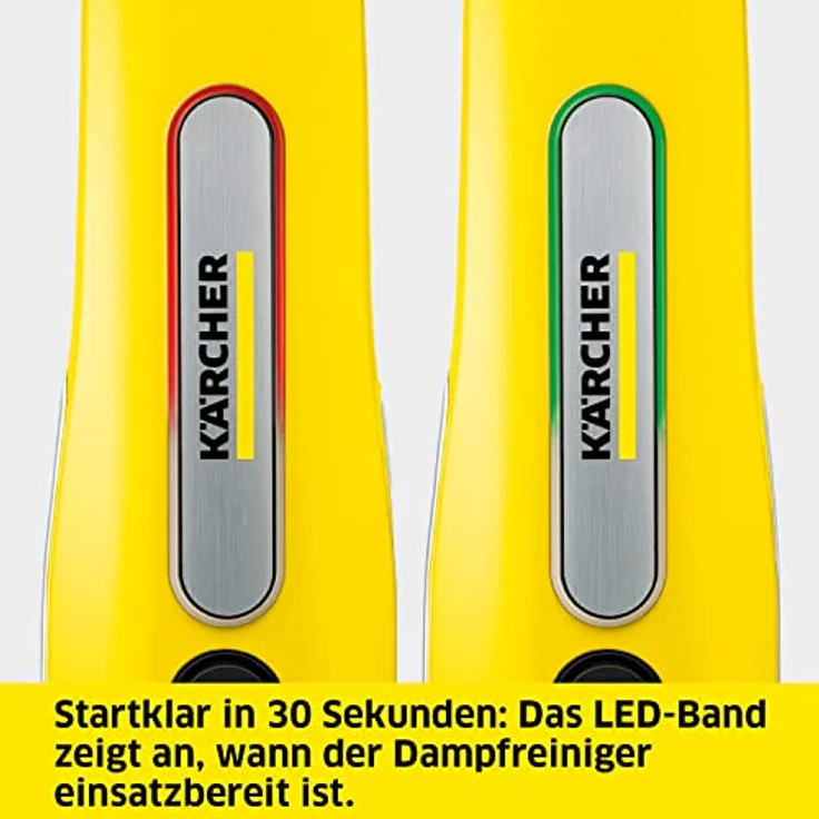 Kärcher Dampfmopp SC 3 Upright EasyFix 1.513-300.0 (Flächenleistung je Tankfüllung ca. 60m², 3-stufige Dampfmengenregulierung, Düsengelenk, Mikrofaser-Bodentuch Klett) – Bild 6