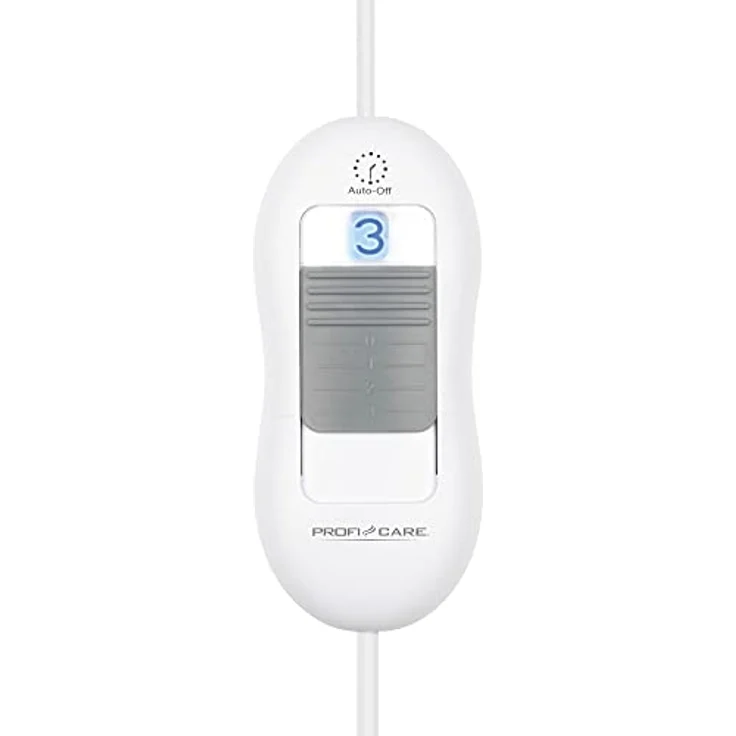 ProfiCare PC-SNH 3097 Schulter-/Nacken-Heizkissen, Langanhaltende und wohltuende Wärme, ideale Alternative zum Heizkissen extra weiche Oberfläche, 3 Temperaturstufen einstellbar, Grau, 52 x 50 cm – Bild 3