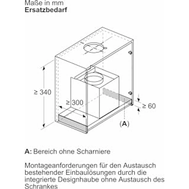 Siemens LJ67BDP60, iQ500 Integrierte Designhaube, 60 cm, Klarglas schwarz bedruckt, mattschwarz, mit Home Connect und dimmbarer LED-Beleuchtung – Bild 18
