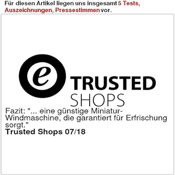 Mini-USB-Tischventilator, Vollmetall, neigbar um 360Grad , 2,5 W, Durchmesser 15 cm – Bild 7
