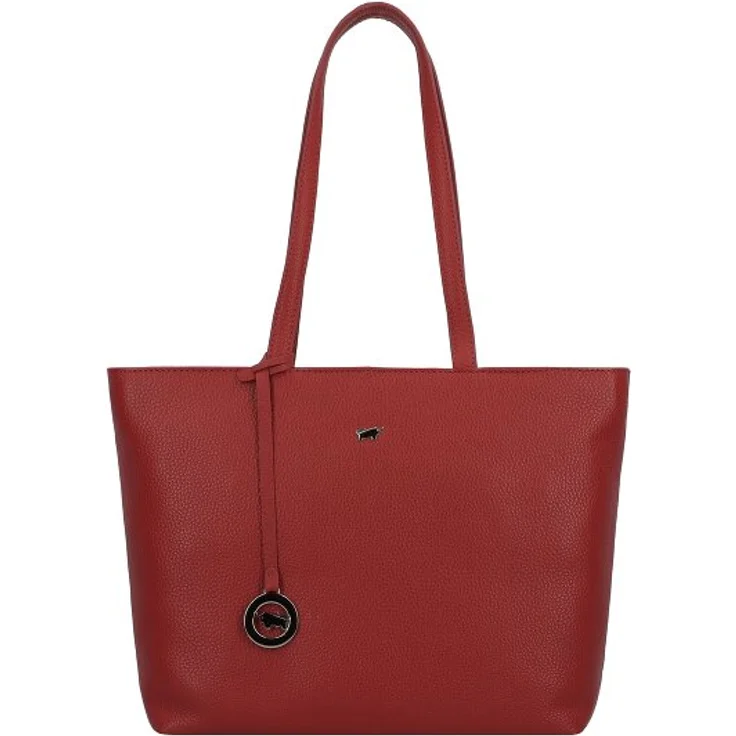 Braun Büffel Hanna Shopper Tasche S, 38 cm, 100% Leder, rot
