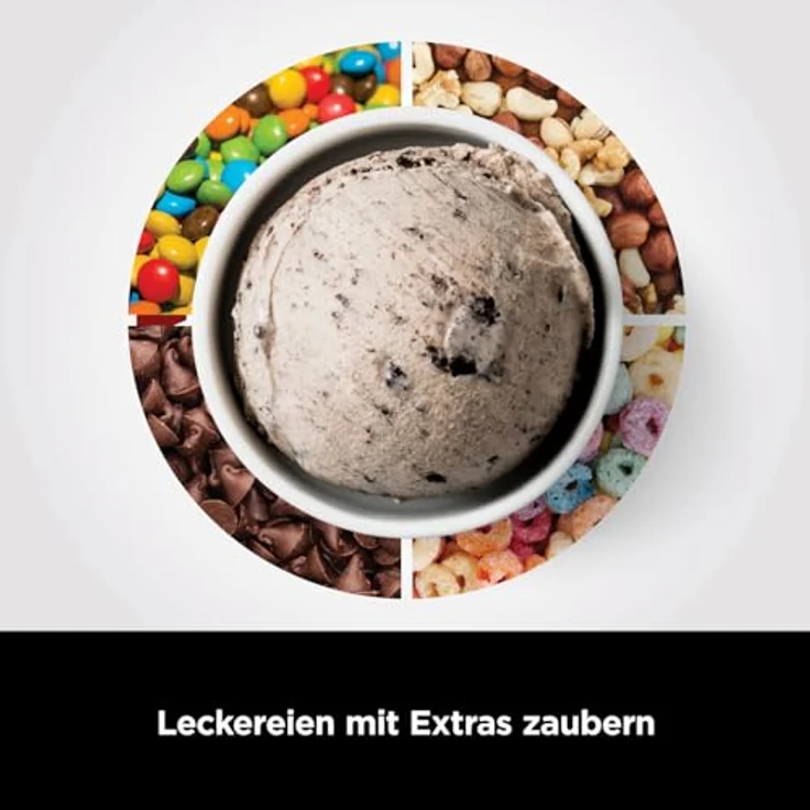 Ninja CREAMi NC300EUCP kupfer Eismaschine 473ml frozen Dessert 3 Behälter mit Deckel, 7 Prog. Eiscreme Gelato Sorbet Smoothie Bowl Milchshakes uvm. – Bild 9