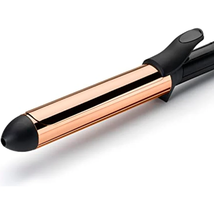BaByliss Salon Brilliance Curls, Lockenstab mit Klammer und 32mm Durchmesser für große Locken und weiche Wellen, Hochwertige Titan-Beschichtung, 160°C - 210°C für alle Haartypen, C459E – Bild 4