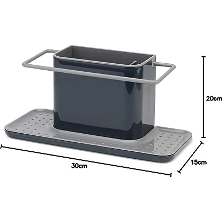 Joseph Joseph Caddy - Ordnungshelfer für das Spülbecken, groß - dunkelgrau – Bild 6