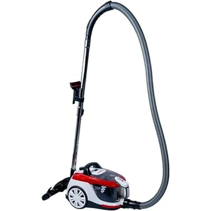 Tornado Bodenstaubsauger VCBKC800RC Beutellos Rot/Weiß, 800,00 W, höhenverstellbares Saugrohr, verschiedene Aufsätze – Bild 1