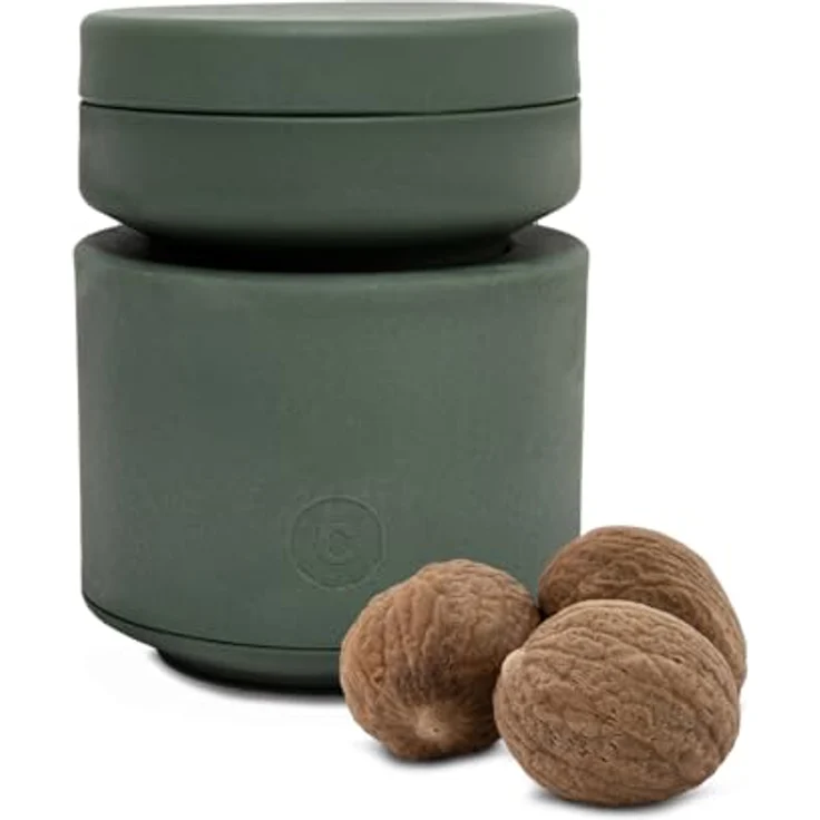 CrushGrind Muskatnuss-Mühle BILLUND, 8 cm, Biocomposit, frischer Grünton – Bild 1