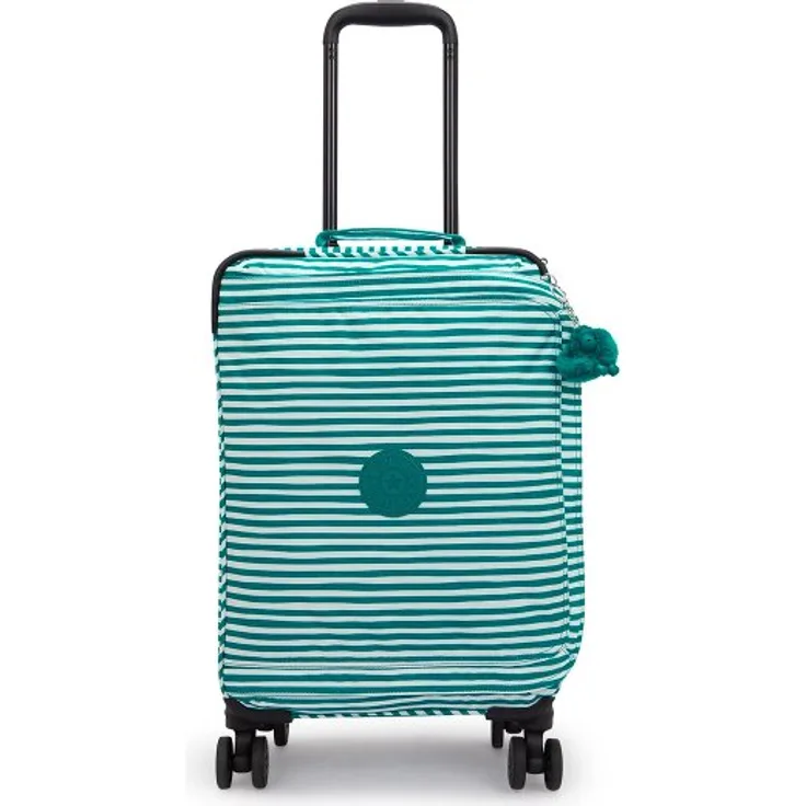 Kipling Basic Prt Spontaneous, Kabinentrolley S 53 cm, grün, 100% Polyester, 4 Rollen