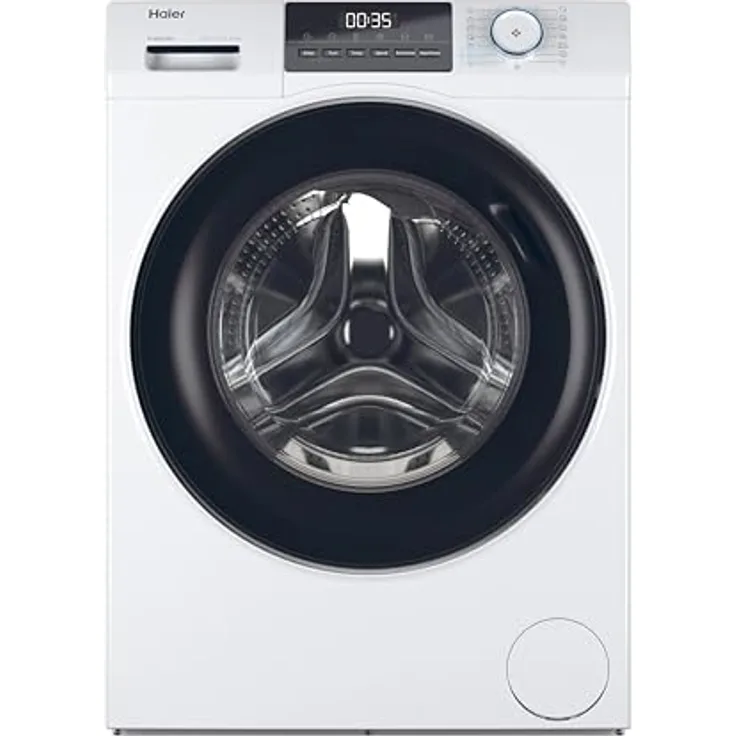 Haier HW100-BP14929A-S Frontlader Waschmaschine, 10 kg, 1400 U/min, Energieeffizienzklasse A, Weiß