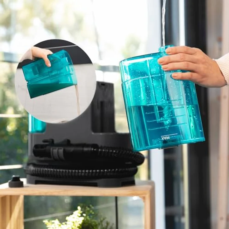 Cecotec Polsterstaubsauger Conga Popstar 3000 CarpetClean, 400 W, 2 Tanks, Wassersprüher, 6 m Reichweite, 1,2 m Schlauchlänge - Hochwertiges Material, Vielseitige Funktionalität – Bild 3