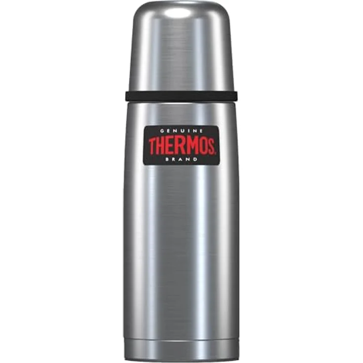 THERMOS 4019.205.035 Thermosflasche Light & Compact, Edelstahl mattiert 0,35 l, Spülmaschinenfest, 12 Stunen heiß, 24 Stunden kalt – Bild 2