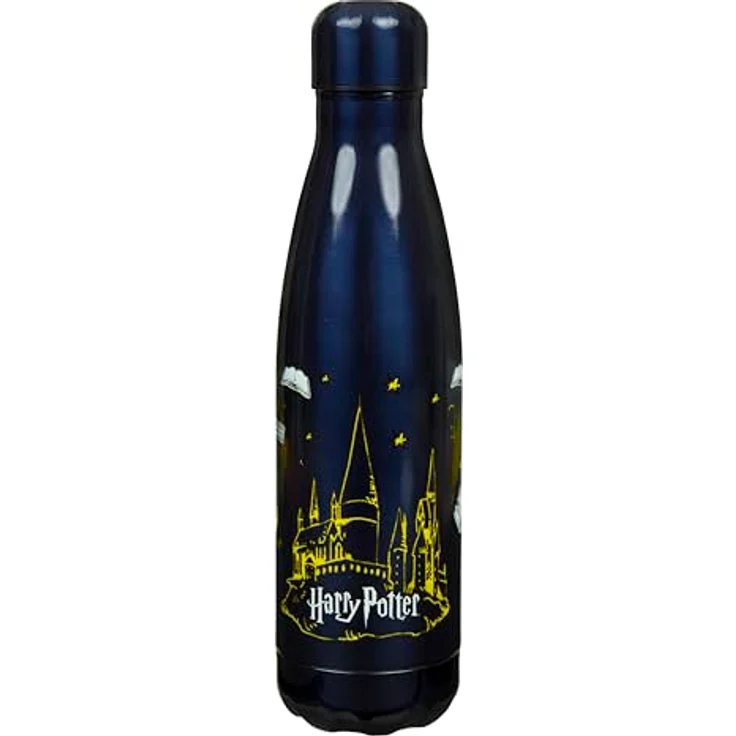 Undercover Harry Potter Isolierflasche, doppelwandig aus Edelstahl, auslaufsicher, für Jugendliche, 500ml, ideal für unterwegs – Bild 1