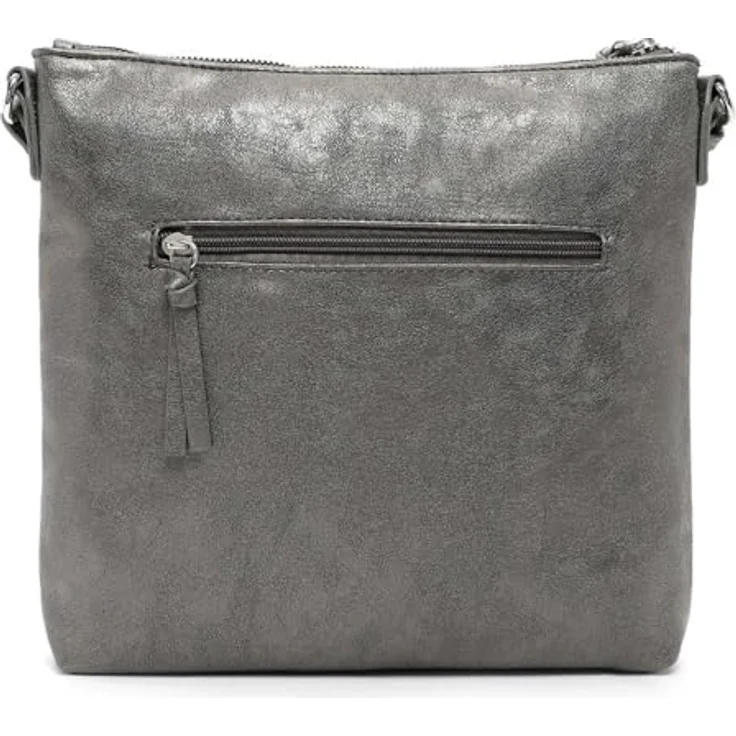 Tamaris TAS Alessia Umhängetasche, Kunstleder in Echtleder-Optik mit verstellbarem Umhängeriemen, schwarz – Bild 3