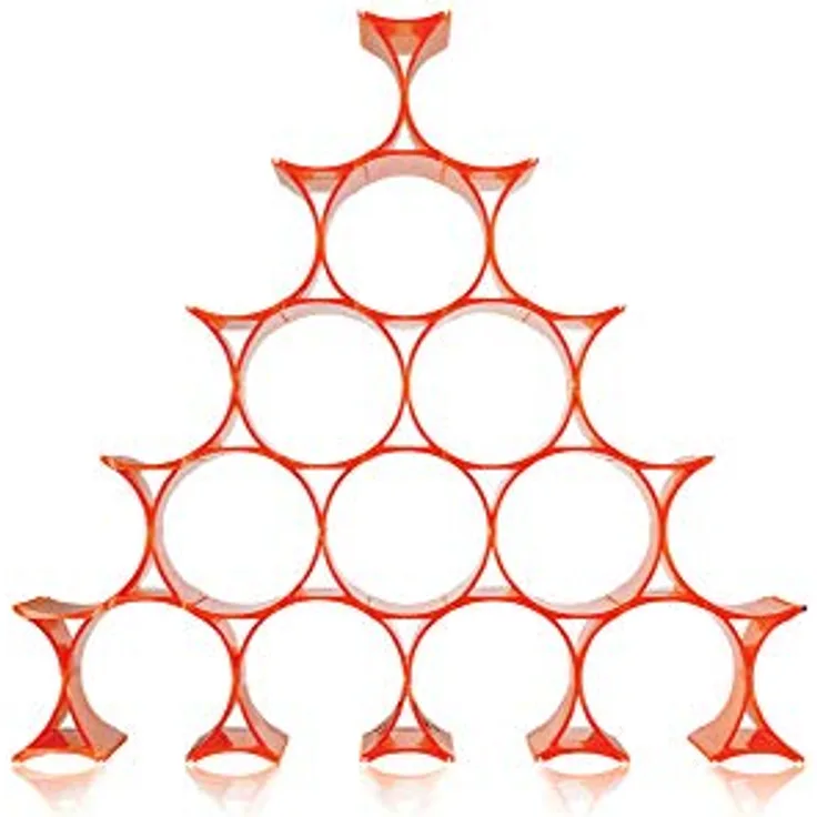 Kartell Infinity, Plastik, orange, 14.5 x 9.5 x 5.7 cm