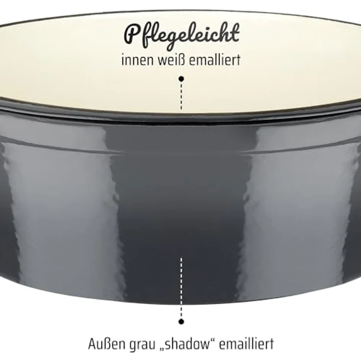 GSW Bräter »grey«, Gusseisen, (1-tlg), Induktion – Bild 5