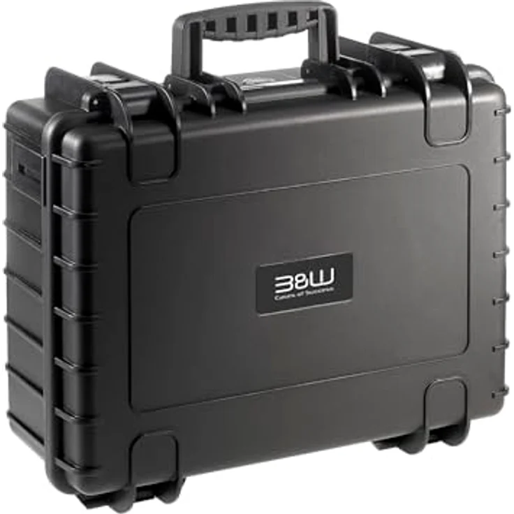 B&W International B&W Transportkoffer Outdoor Typ 5000 - Schwarz - mit Fototasche - wasserdicht nach IP67 Zertifizierung, staubdicht, bruchsicher und unverwüstlich – Bild 2