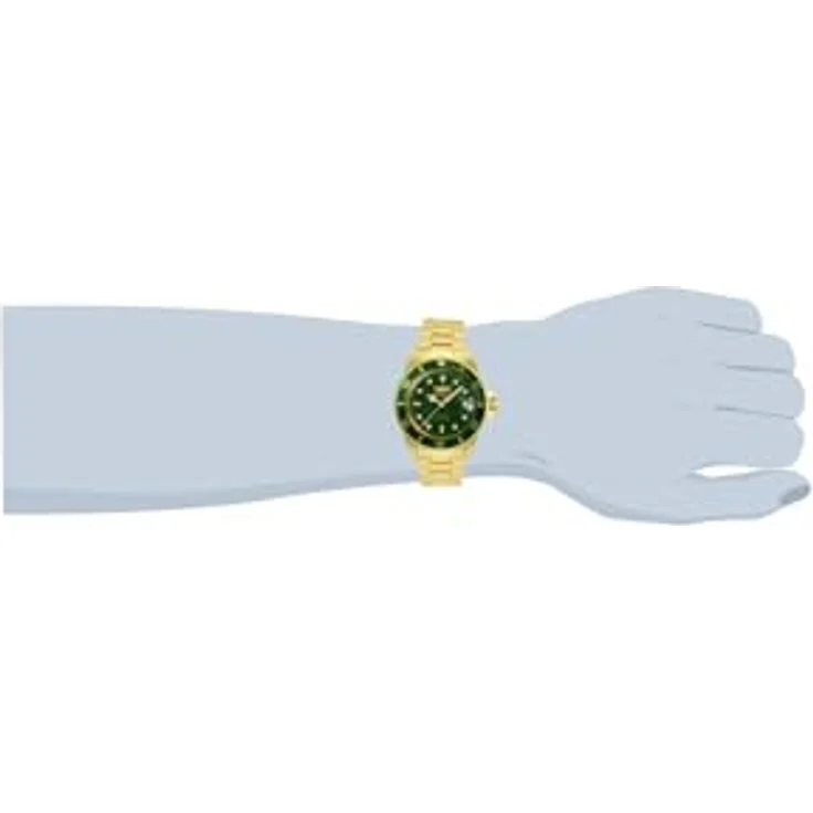 Invicta Pro Diver 35696, Edelstahl Herren Automatikuhr mit grünem Zifferblatt, 40mm, 20 bar Wasserdruckbeständig – Bild 3