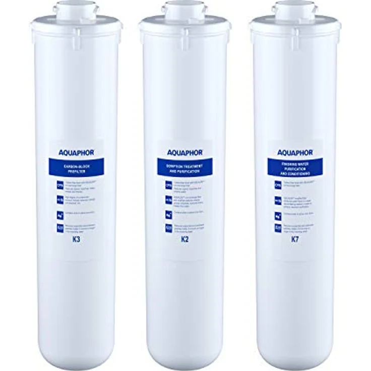 Aquaphor 208334 Crystal Ersatzkartuschen-Set K3-K2-K7 – Bild 1