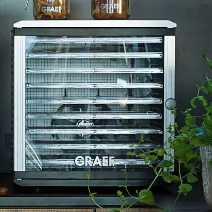 Graef DA510EU Dörrautomat, Kunststoff, Schwarz, 10 Roste, 630 Watt, Temperaturbereich 30-70° C – Bild 4