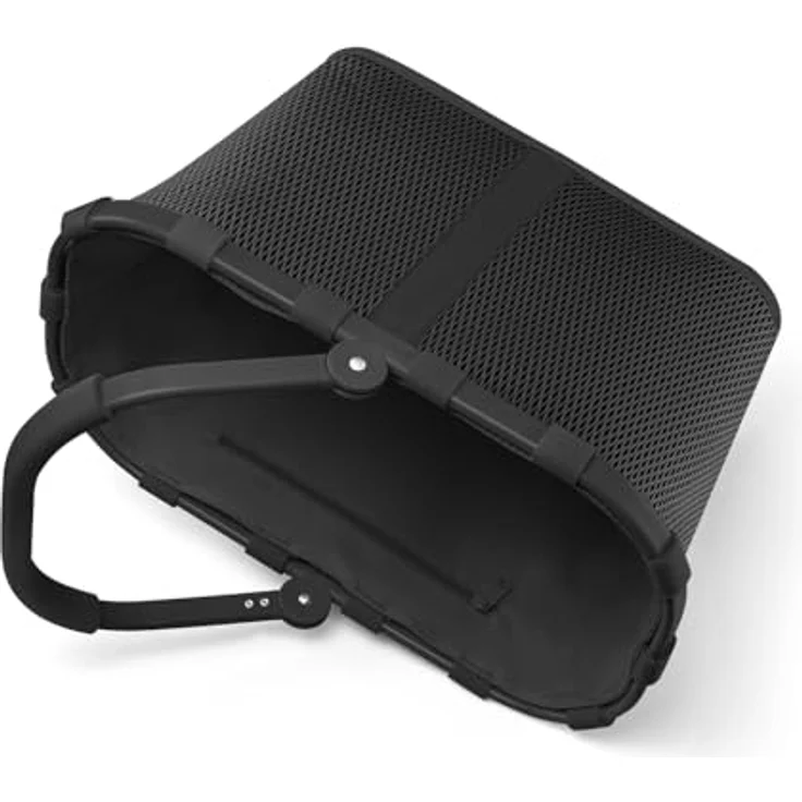 REISENTHEL® Einkaufskorb Carrybag mesh black BK7082, stabiler Aluminiumrahmen, 22 l Volumen, Innentasche mit Reißverschluss, zusammenlegbar – Bild 5