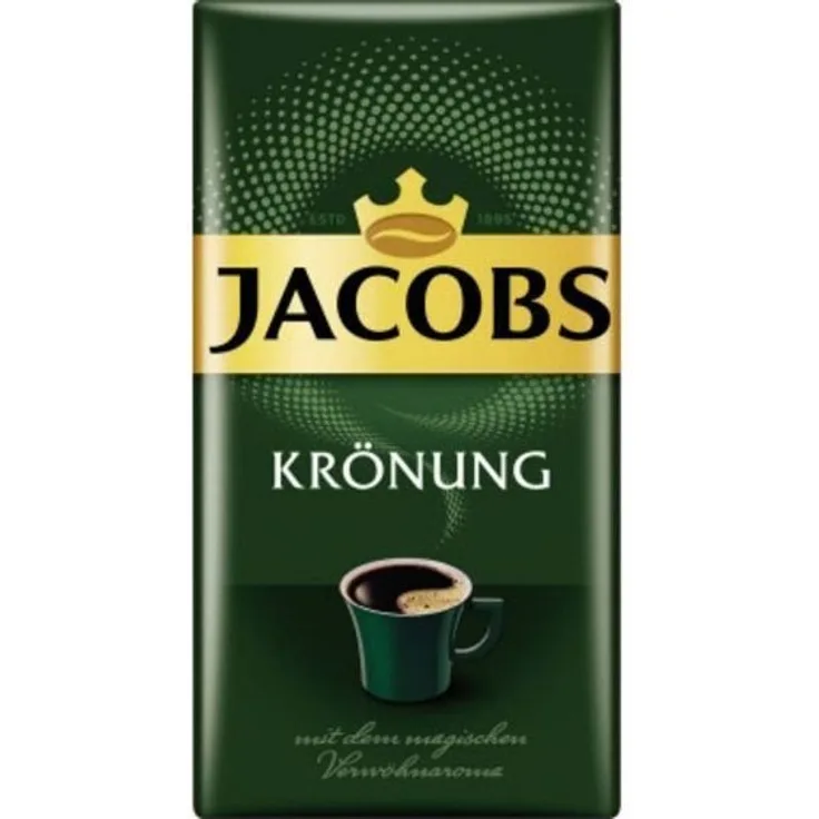 Jacobs Krönung Original Filterkaffee Gemahlener Spitzenkaffee 500g 10er Pack