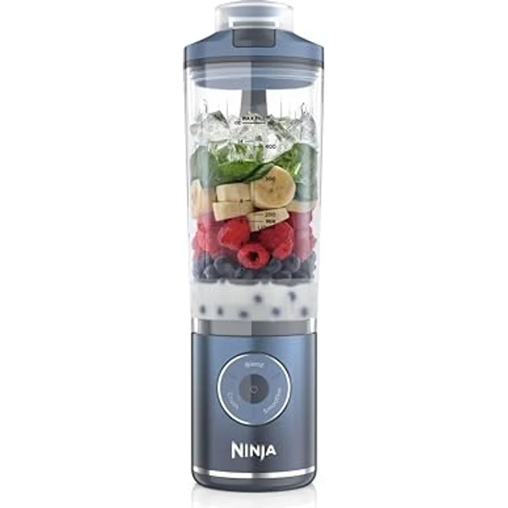 Ninja Blast Max BC251EUNV Standmixer, kabellos mit PowerBlast-Technologie, Farbe: Blau – Bild 2