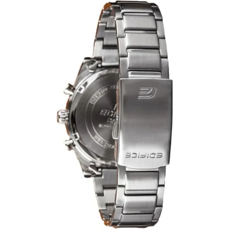 Casio EFB-730D-2BVUEF Herren Armbanduhr, Chronograph mit blauem Zifferblatt, 10 bar wasserdicht, Edelstahlarmband – Bild 2