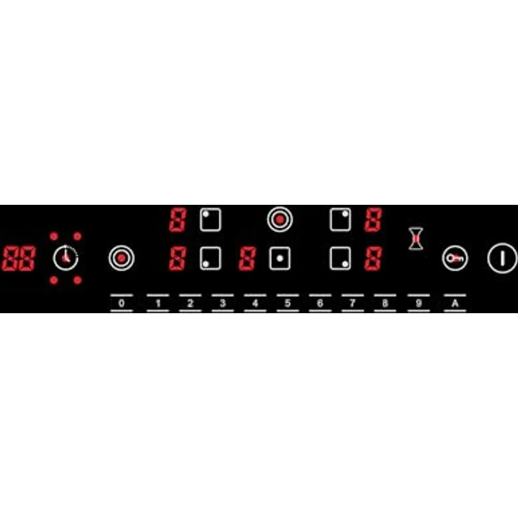 K&H Elektro-Kochfeld NC-10209, 90cm Glaskeramikkochfeld mit 5 Zonen, Touch-Control, 10600W, Timerfunktion – Bild 4