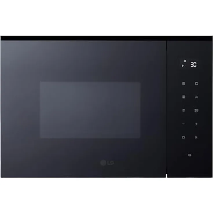 LG MGBZ2593F, Integrierte Grill-Mikrowelle, 25 l, 1450 W, LED-Display, Schwarz und Edelstahl