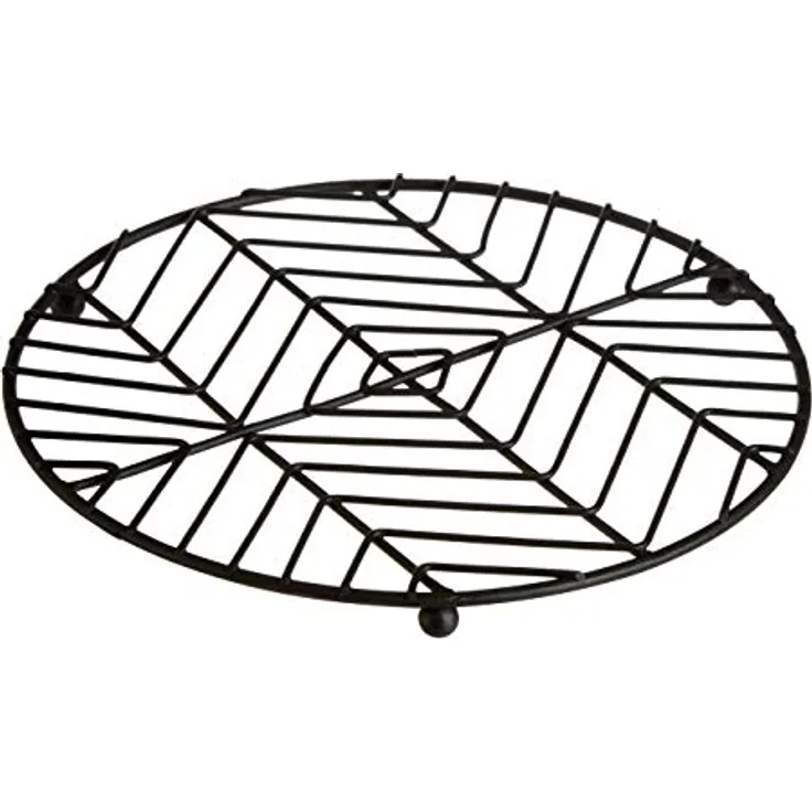 Premier Housewares Untersetzer, Eisen, Schwarz, Nicht zutreffend