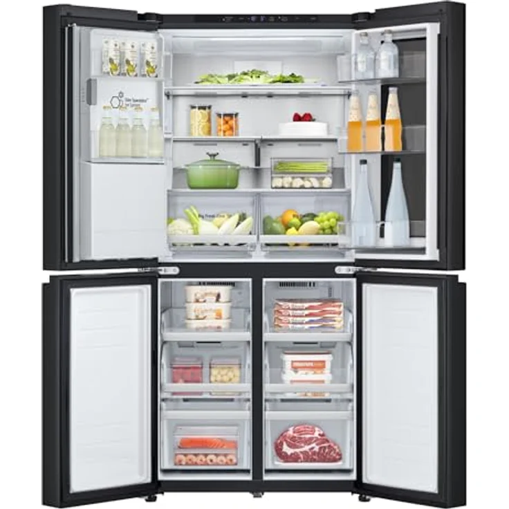 LG Kühlschrank GMG860EPBE.AEPQEUR, energieeffizienter Kühl- und Gefrierschrank, schwarz – Bild 2