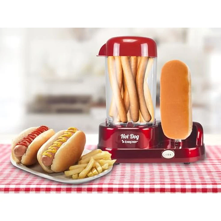 BEPER P101CUD501 Hot Dog Maschine, ABS, Rot – Bild 5