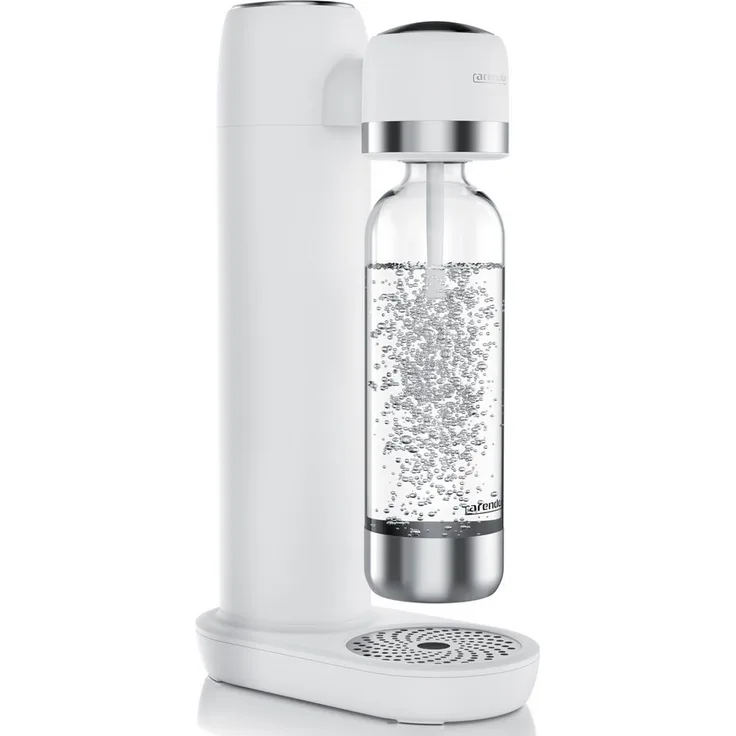 Arendo Wassersprudler Soda Maker, 1000 ml PET-Flasche, kompatibel mit 60 l CO2 Zylindern, individuell dosierbar, BPA-frei, kompaktes Design