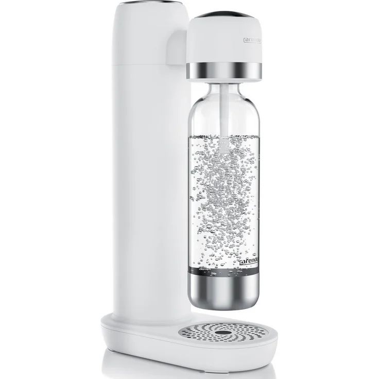 Arendo Wassersprudler Soda Maker, 1000 ml PET-Flasche, kompatibel mit 60 l CO2 Zylindern, individuell dosierbar, BPA-frei, kompaktes Design