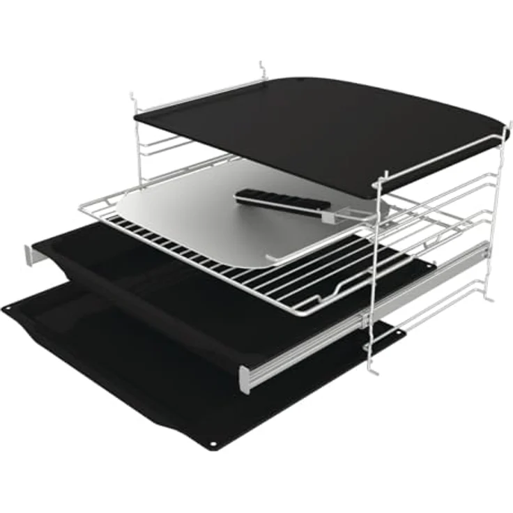 Gorenje OptiBake GO66E PIZZA350C Einbau-Backofen / 77L / PizzaPlus/Pizzamode 350°C/PyroClean/Heißluft/AirFry/PerfectGrill/Kindersicherung/schwarz – Bild 5