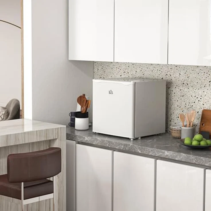 HOMCOM Mini-Gefrierschrank 35 L, 5-stufige Temperaturregelung, 41 dB, weiß – Bild 9