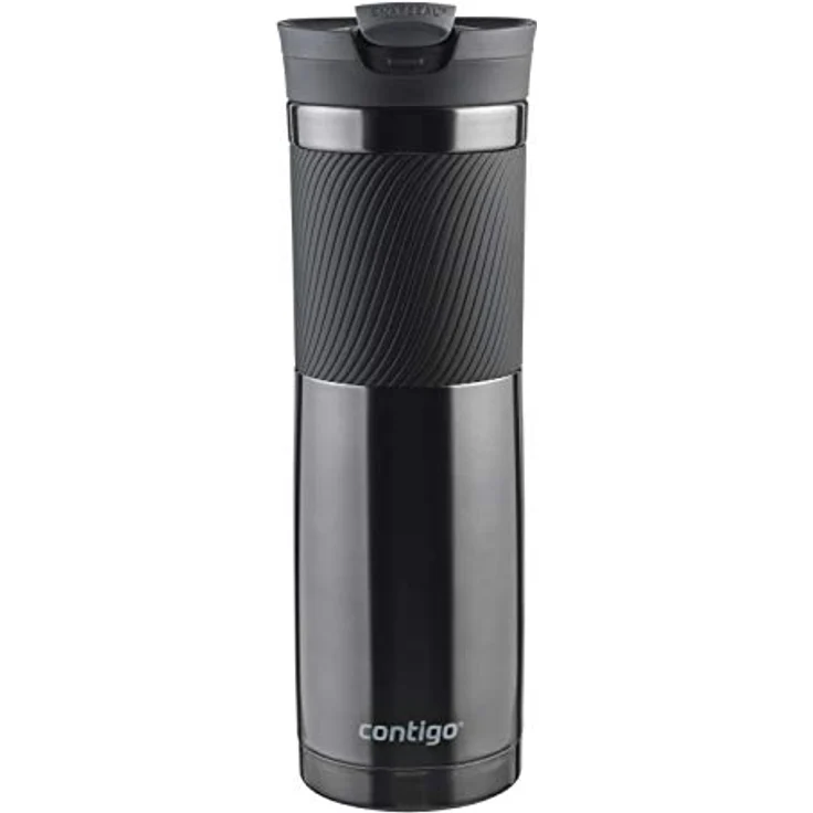 Contigo Thermobecher Byron Snapseal, Edelstahl Isolierbecher, Kaffebecher to go, auslaufsicher, spülmaschinenfester Deckel BPA-frei, 720 ml – Bild 3