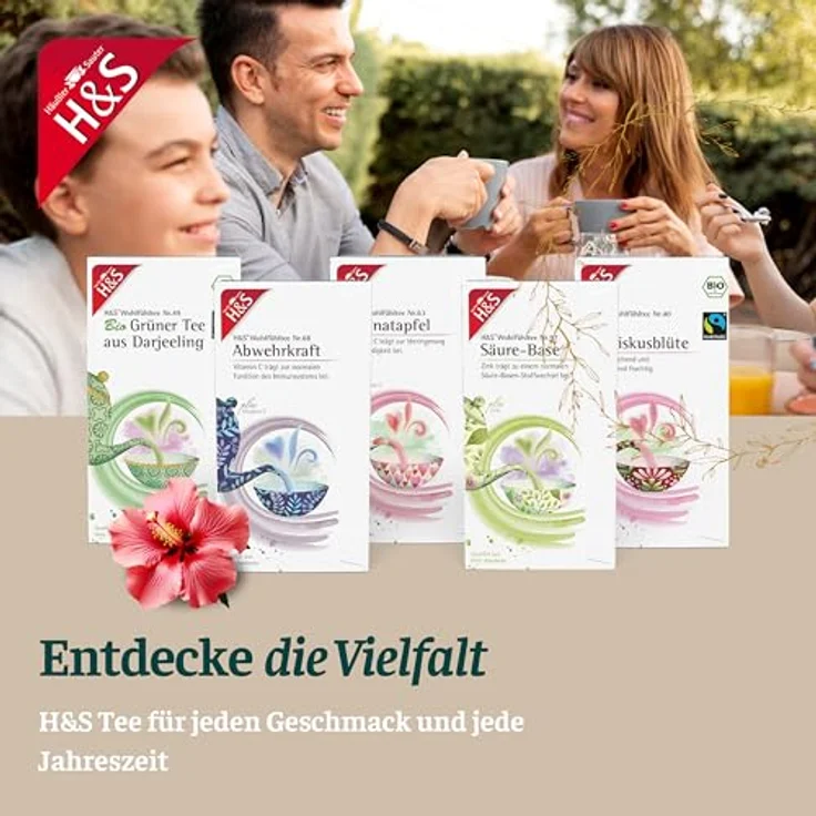 H&S Sanddorn Tee mit Vitamin C und Selen, Filterbeutel 20x2,5 g, natürliches Aroma – Bild 6