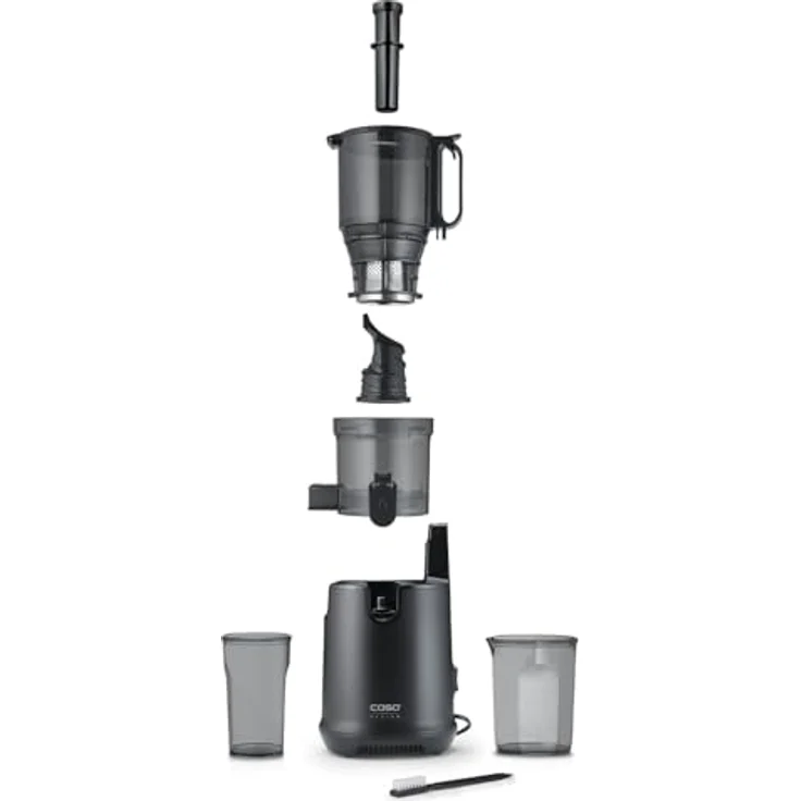 Extra Caso SJW600 XL Slow Juicer, Entsafter, Schwarz – Bild 10