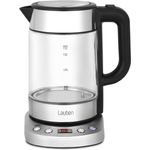 Lauben Wasserkocher Electric Kettle EK17GS, Glas, einstellbare Wassertemperatur & Keep Warm Funktion