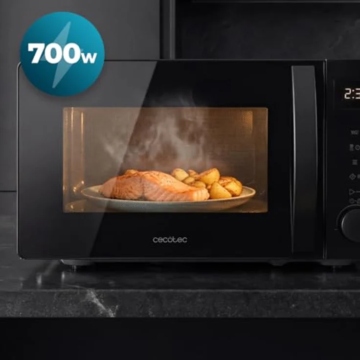 Cecotec Proclean 5005, Solo-Mikrowelle mit 20 l Volumen, 700 W, 3DWave-Technologie, eingebautes Display und Drehregler – Bild 9