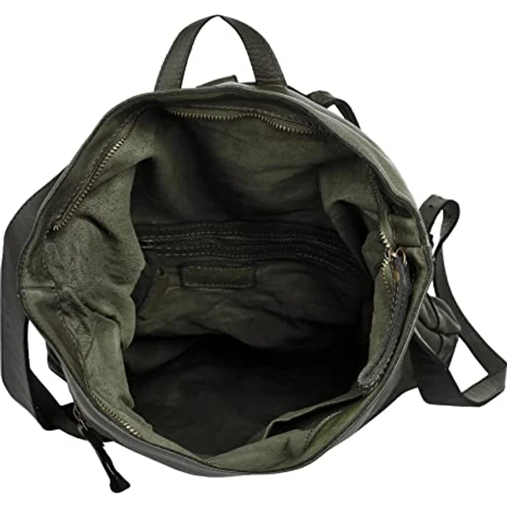 forty° Tagesrucksack aus echtem Leder, Made in Italy, Vintage Charme - braun – Bild 7