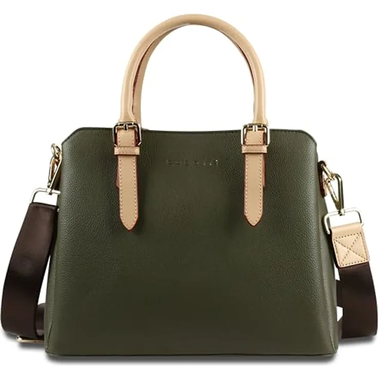 bugatti Ella Handtasche, 30 cm, grün, 100% Polyester
