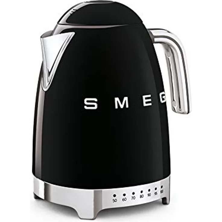 Smeg KLF04BLEU Wasserkocher, 2400W, 1,7L, Edelstahl, schwarz – Bild 2