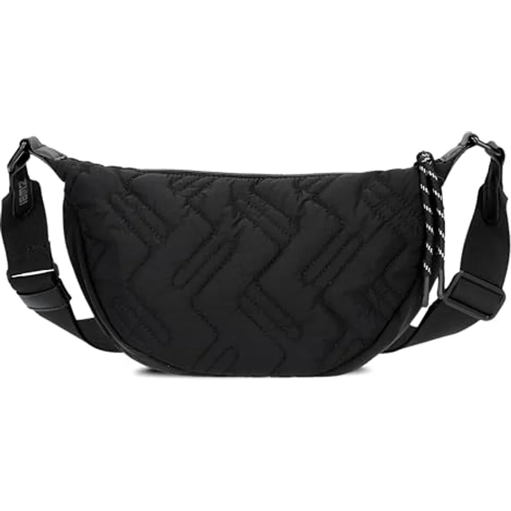Zwei Cleo Umhängetasche, 30 cm, grau, aus 100% Nylon – Bild 3
